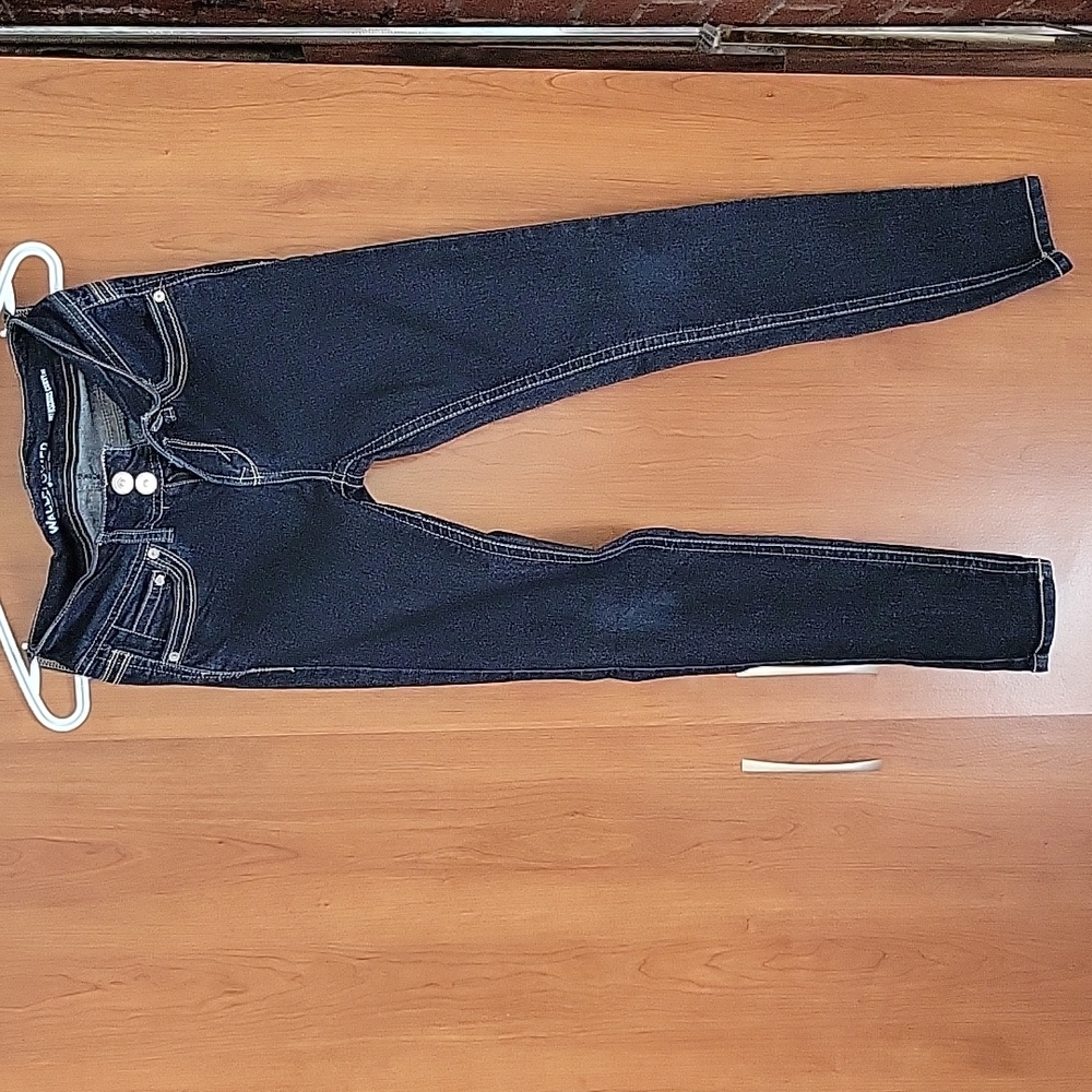 Wall flowered blue jeans size 1.